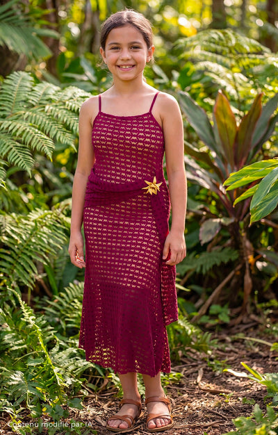 ROBE DENTEL TROPICAL GIRL