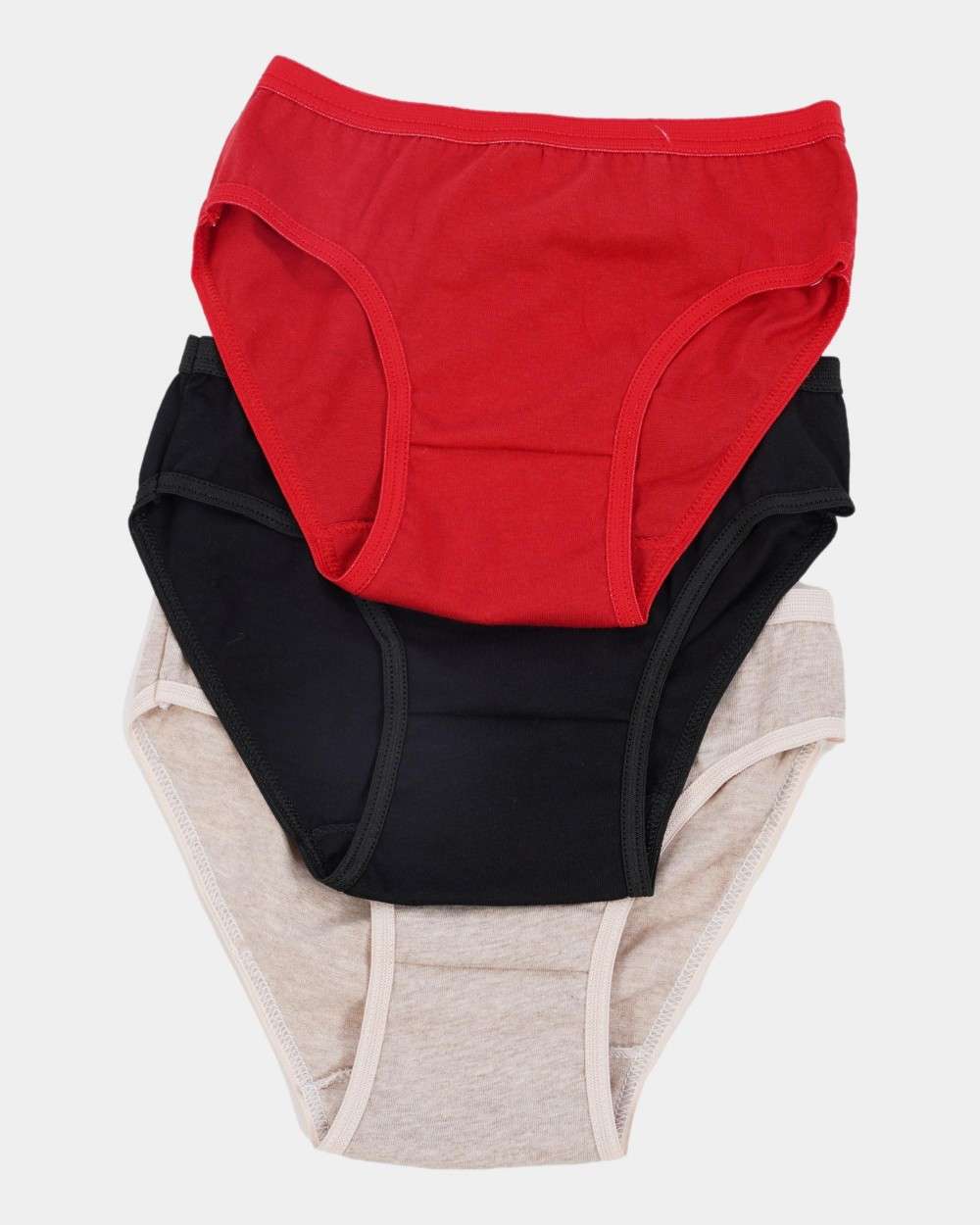 LOT DE 3 SLIPS UNI BASIC GIRL