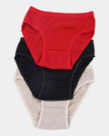LOT DE 3 SLIPS UNI BASIC GIRL