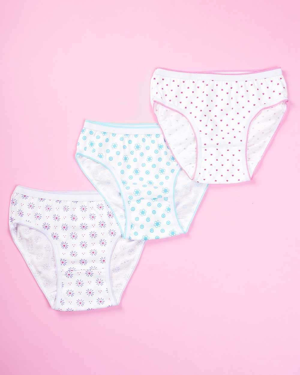 LOT DE 3 SLIPS FILLE IMP