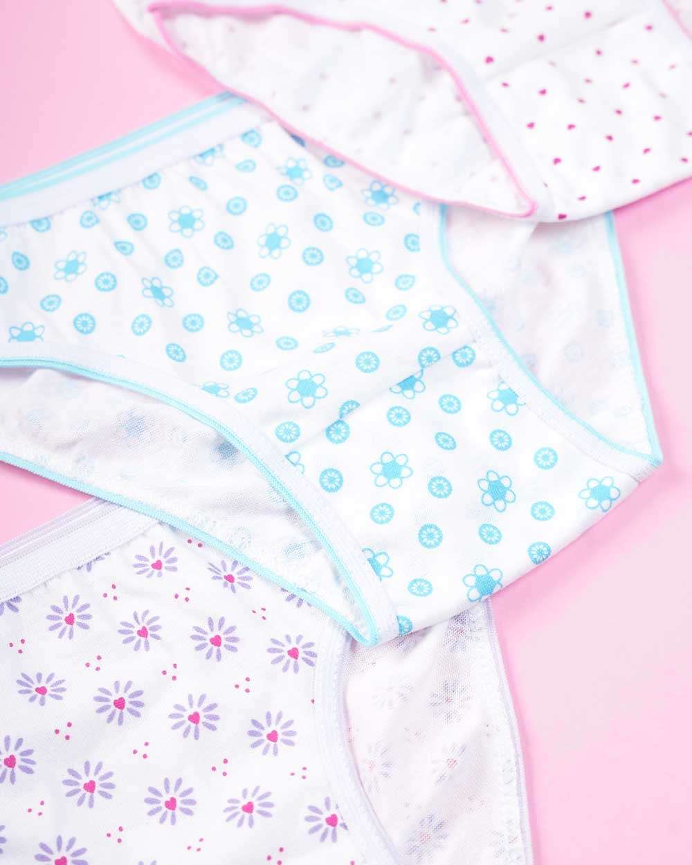 LOT DE 3 SLIPS FILLE IMP