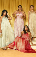 LONGUE ROBE PLISSE GLOSSY