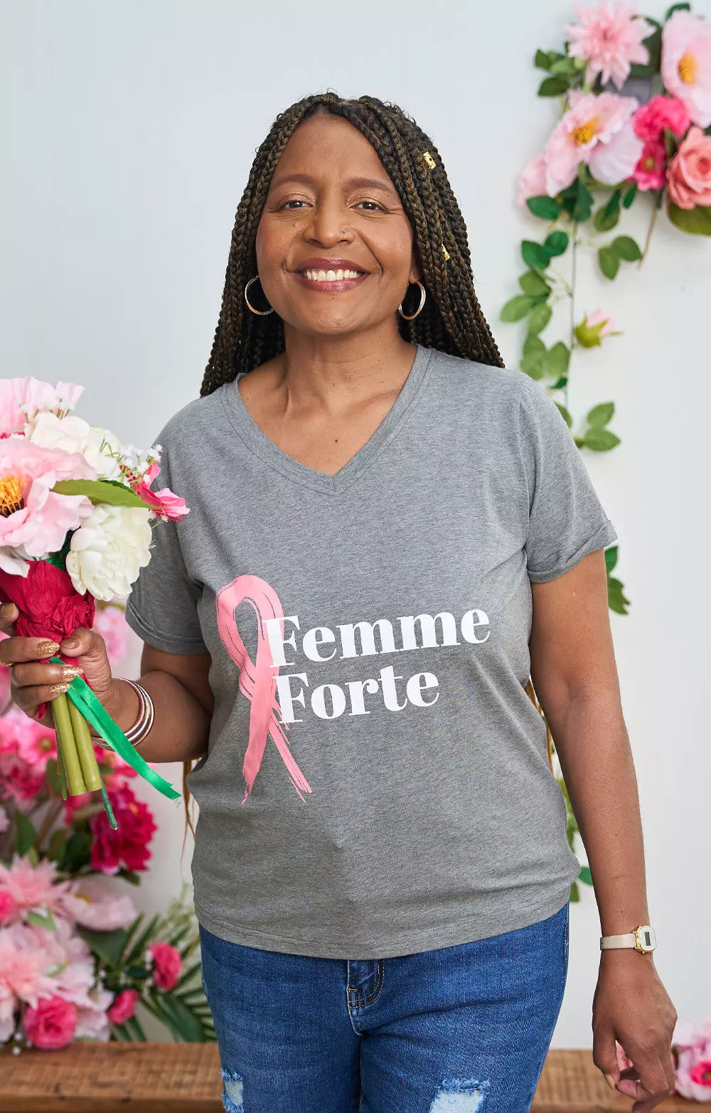 T SHIRT FEMME FORTE
