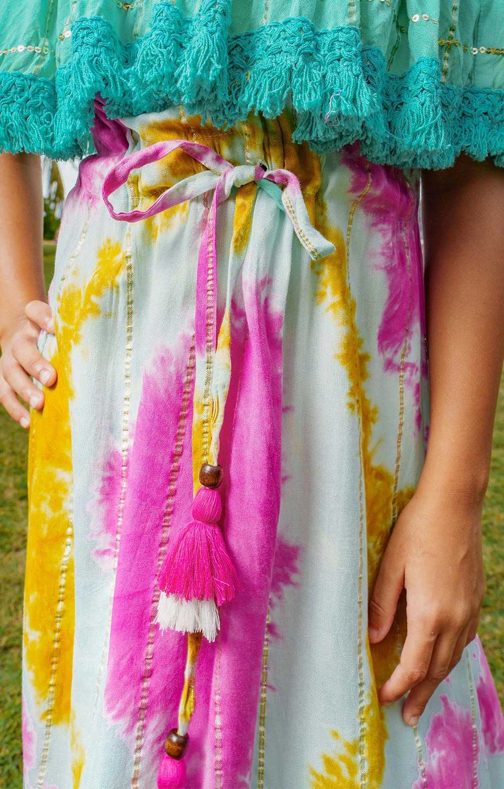 ROBE TYE DYE VOLANT GIRL 2
