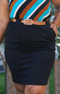 JUPE + CEINTURE CHIC