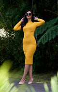 ROBE MAILLE ZIG ZAG