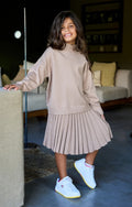 ENS PULL + JUPE PLISSE GIRL