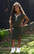 ROBE MAILLE NOEUD GIRL