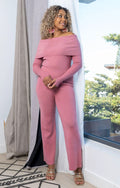ENS PANTA + PULL BANDEAU