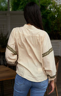 CHEMISE BOHEME BRODEE