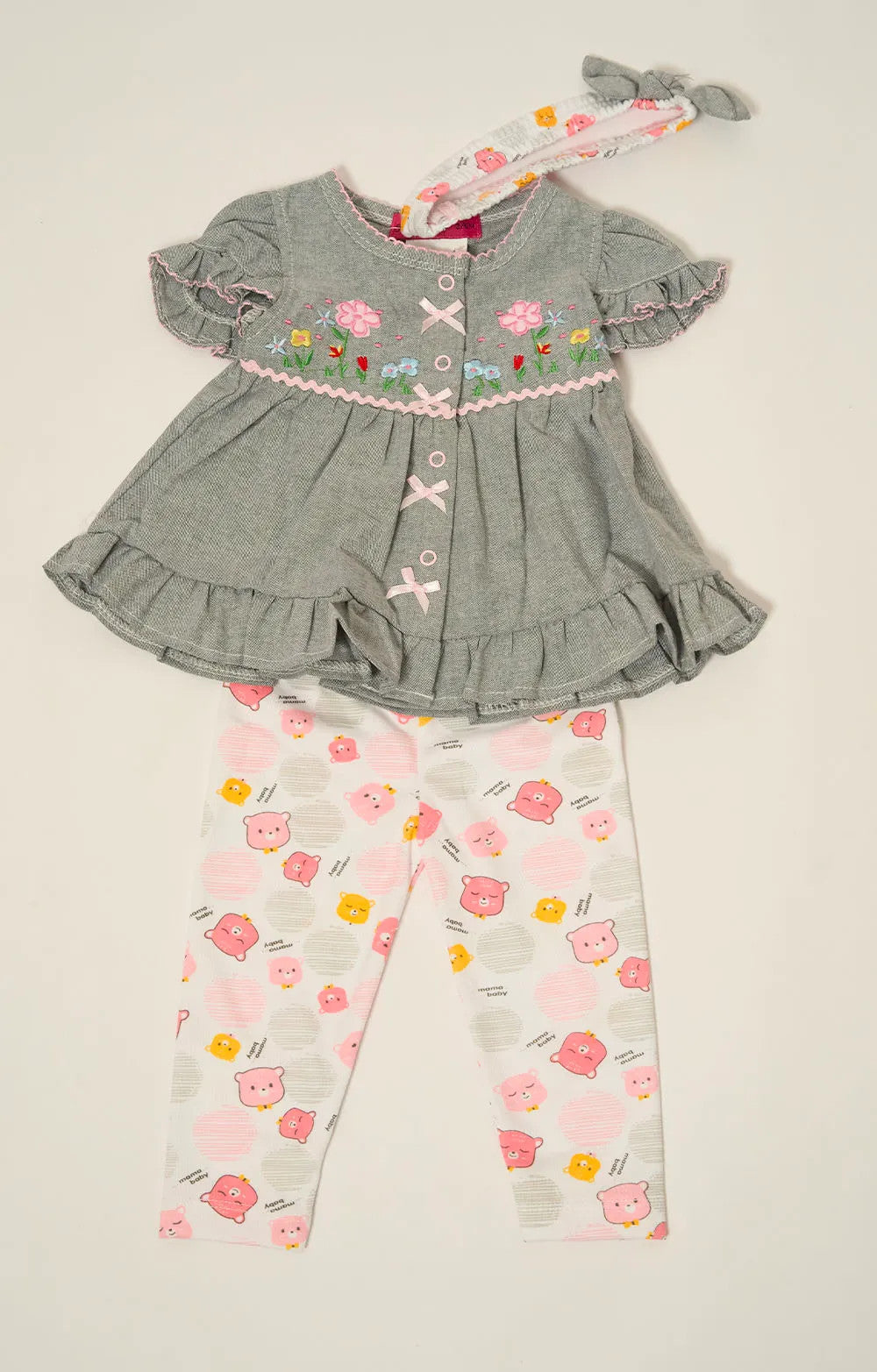 ENS ROBE JEANS 3PC