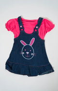 ENS ROBE JEANS LAPIN