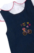 ENS ROBE JEANS TI COEUR