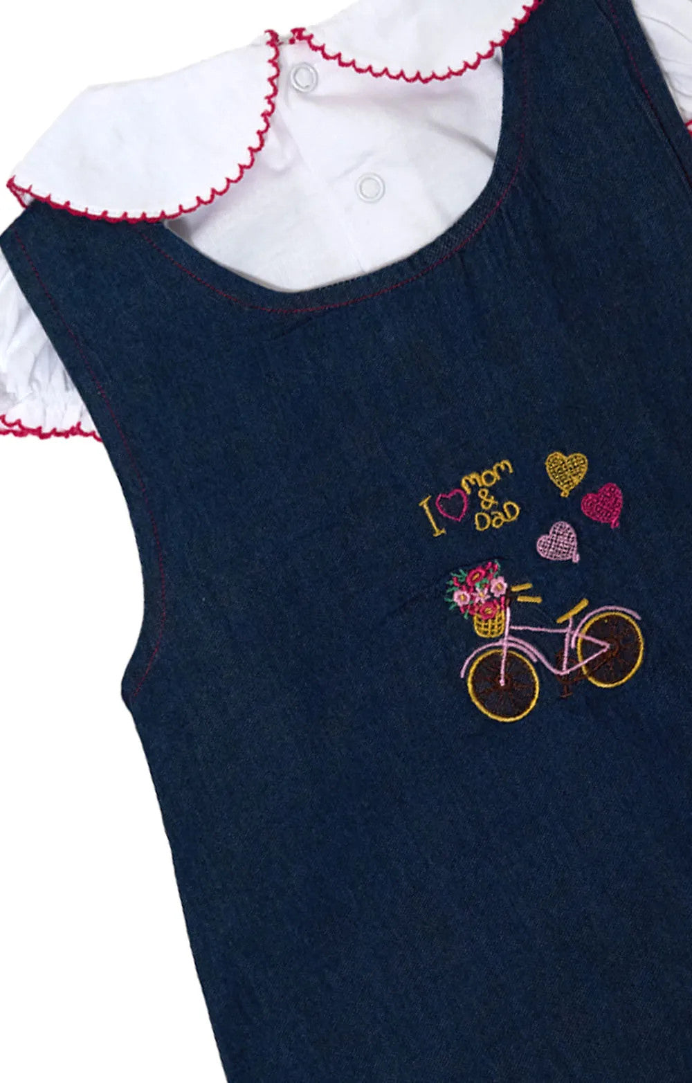ENS ROBE JEANS TI COEUR