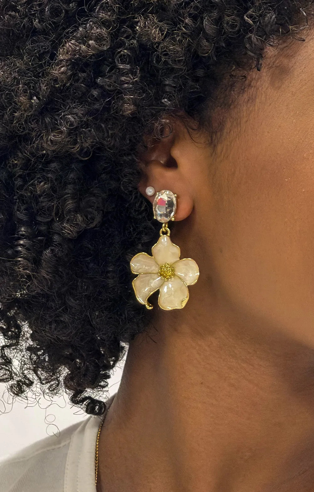 BOUCLE FLEUR DES ILES