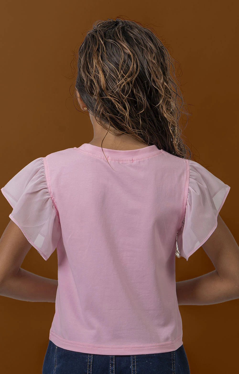 TSHIRT FLEUR 3D GIRL