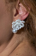 BOUCLE FLEUR PERLER