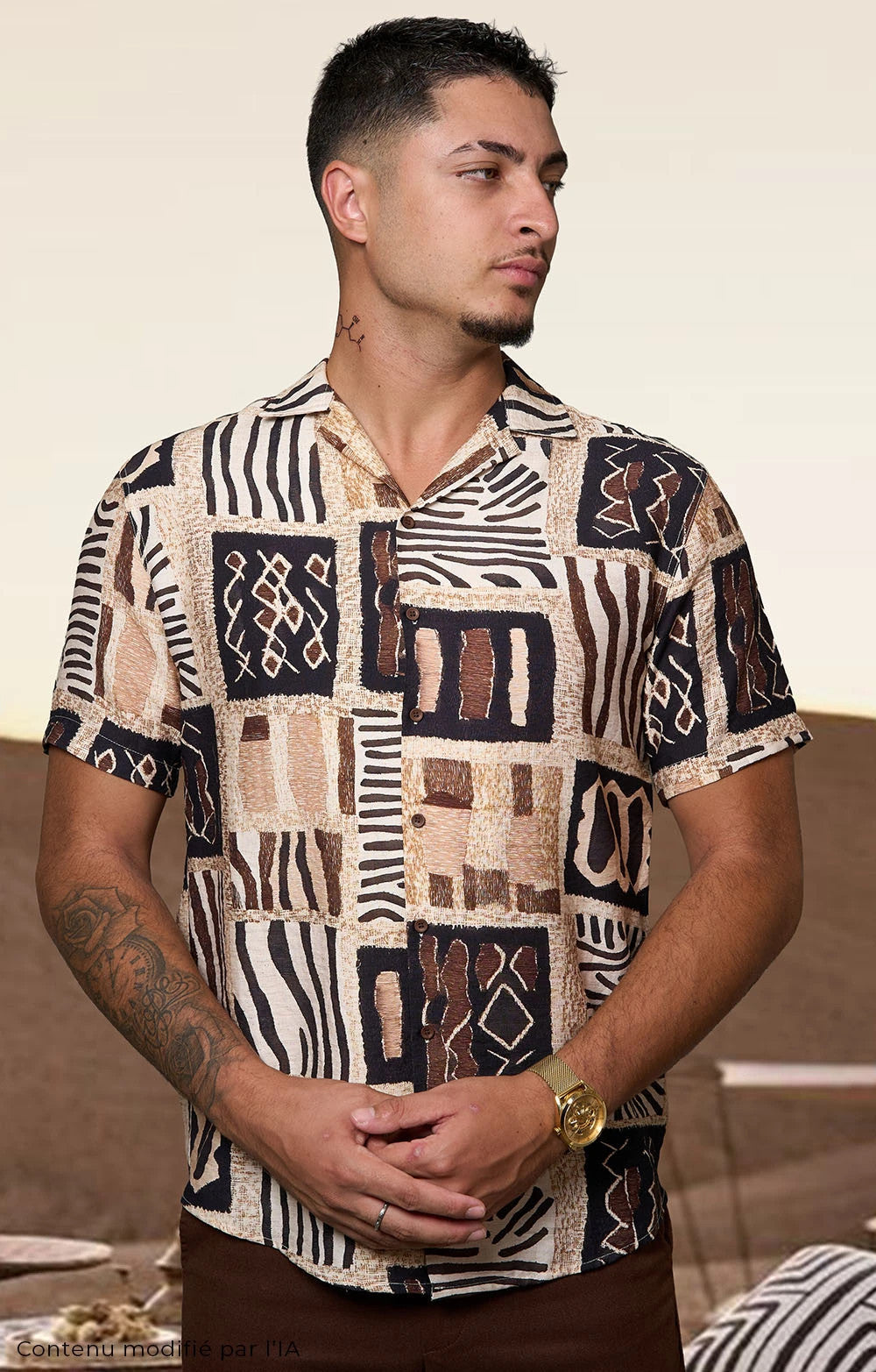 CHEMISE TRIBAL HOMME