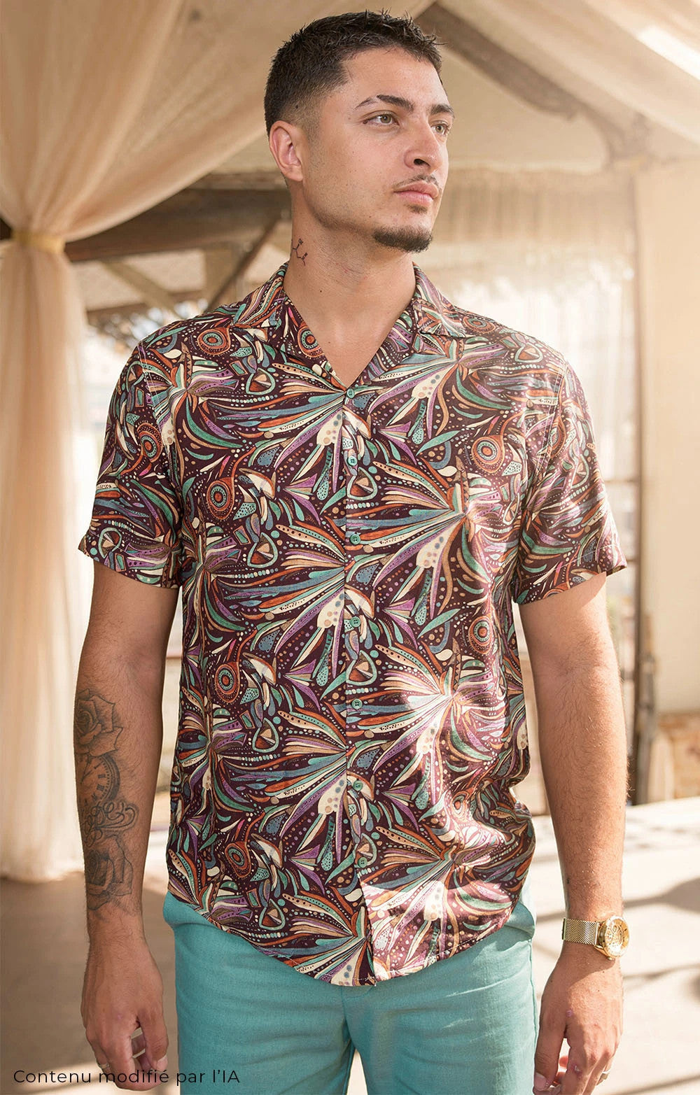 CHEMISE TRIBAL HOMME