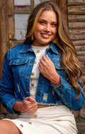 VESTE JEANS DECHIRER 11/25