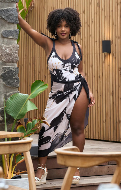 MAILLOT + PAREO OBSCUR