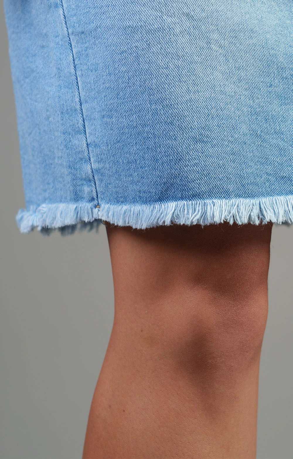 JUPE JEANS BAS DEFILER 2291