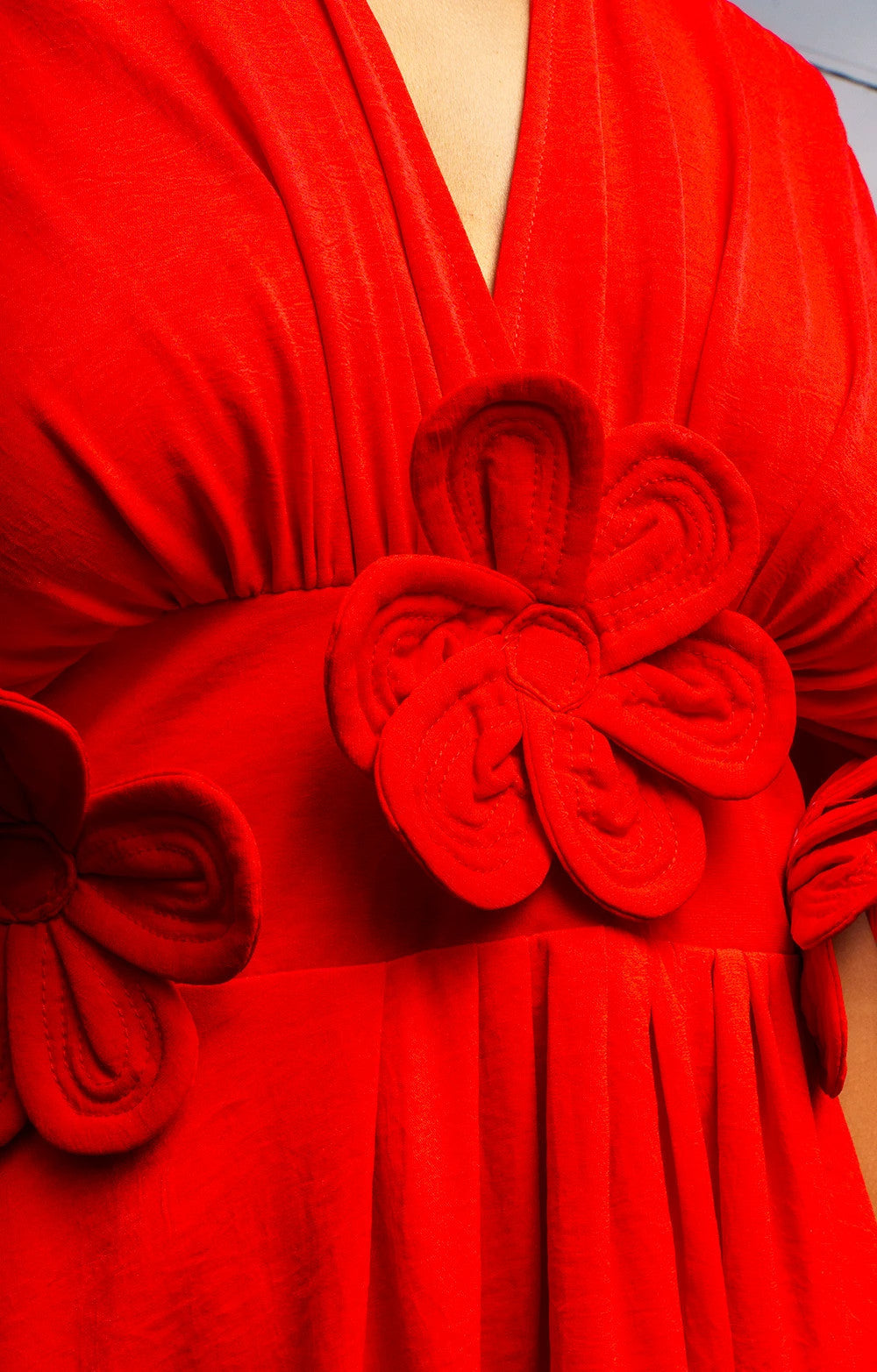 LONG ROBE 3 FLEURS
