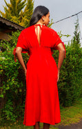 LONG ROBE 3 FLEURS