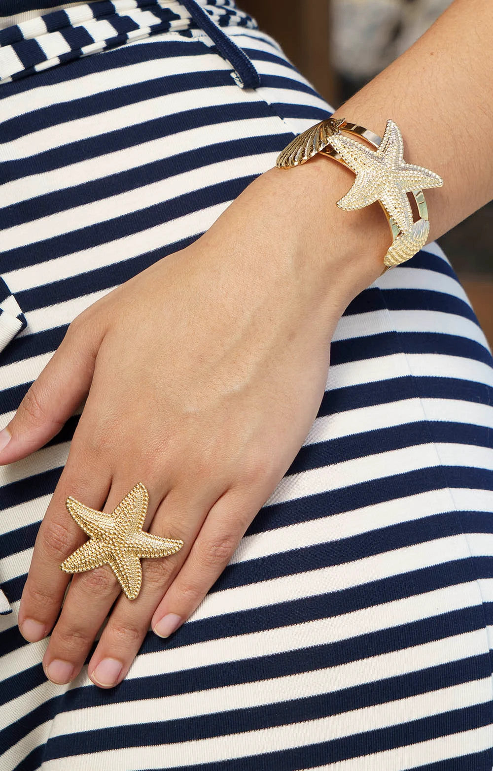 BRACELET + BAGUE ETOILE