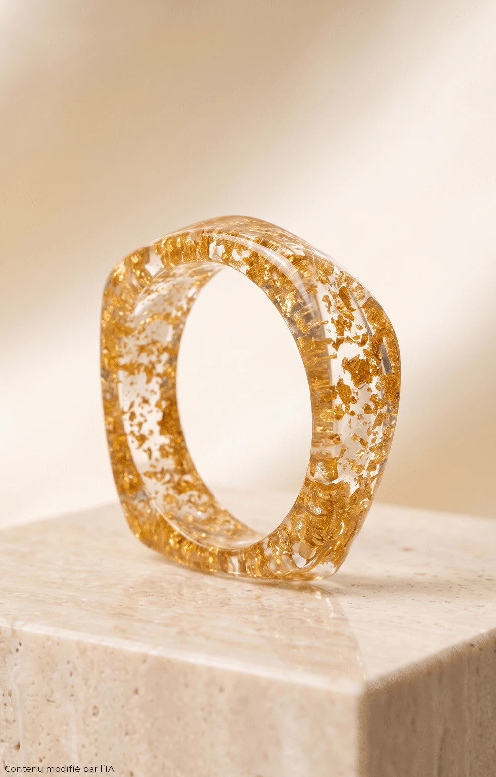 BRACELET CARRE DOREE