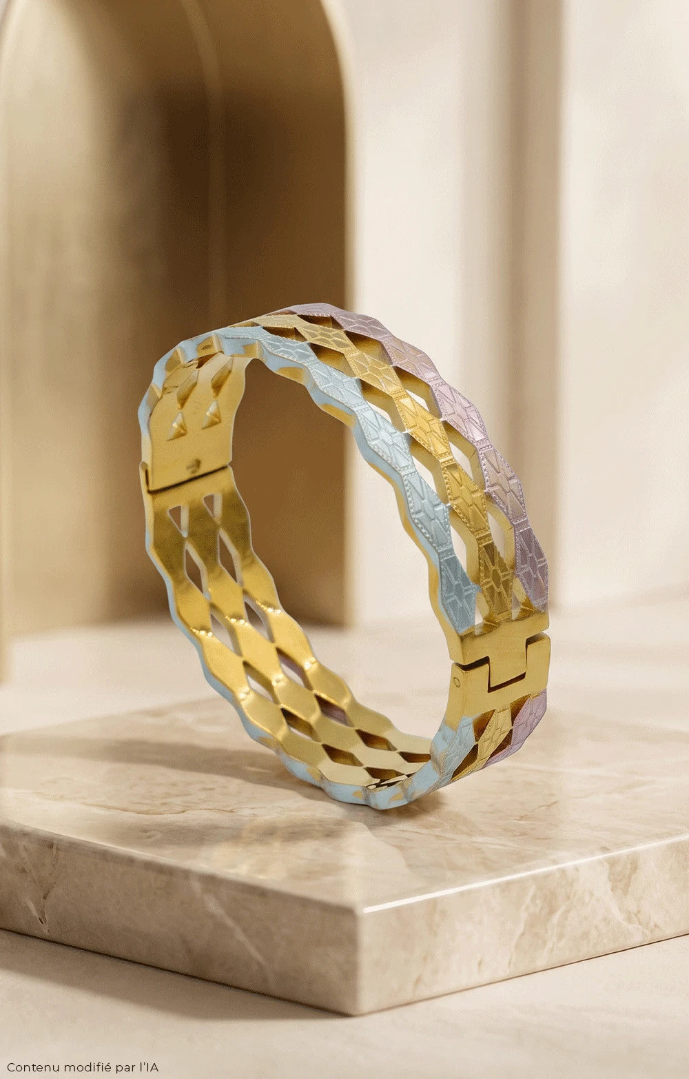 BRACELET ACIER TRIPLE ALLIANCE