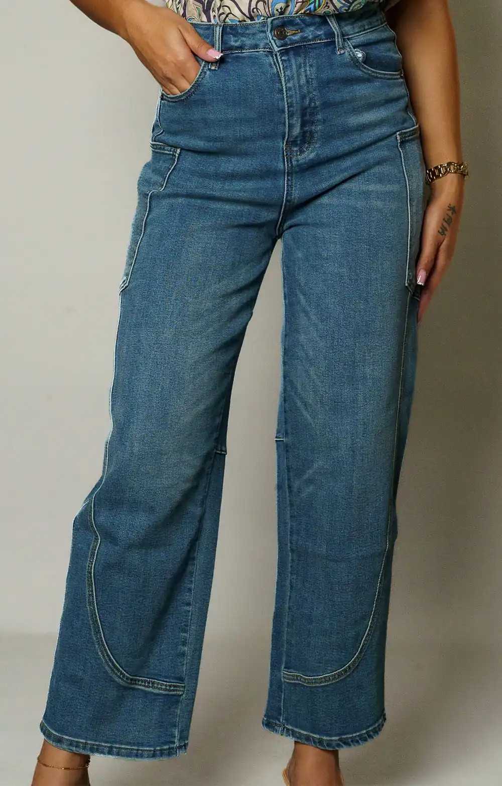 JEANS BALLON 2POCHES