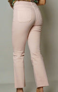 JEANS ROSE BRODEE