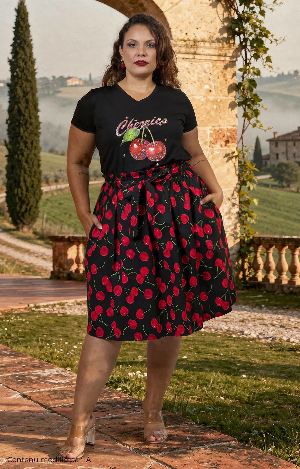 JUPE CERISE 1
