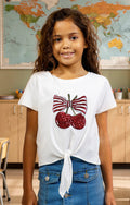 T SHIRT NOUER CERISE GIRL