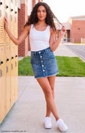 JUPE / SHORT JEANS DEFILER