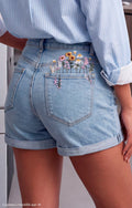 SHORT JEANS FLEUR