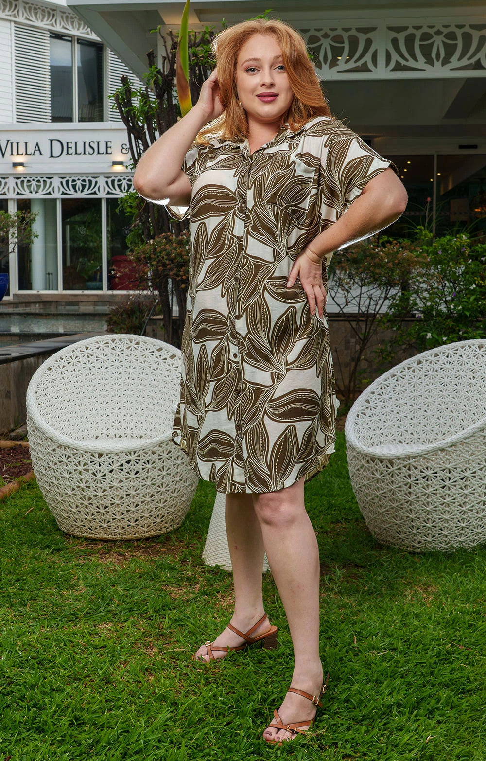 ROBE CHEMISE BANANIER