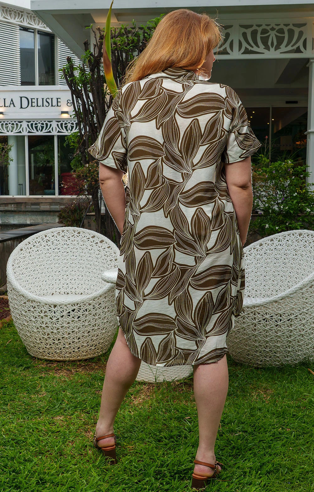 ROBE CHEMISE BANANIER