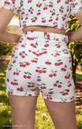 SHORT BONBON CERISE