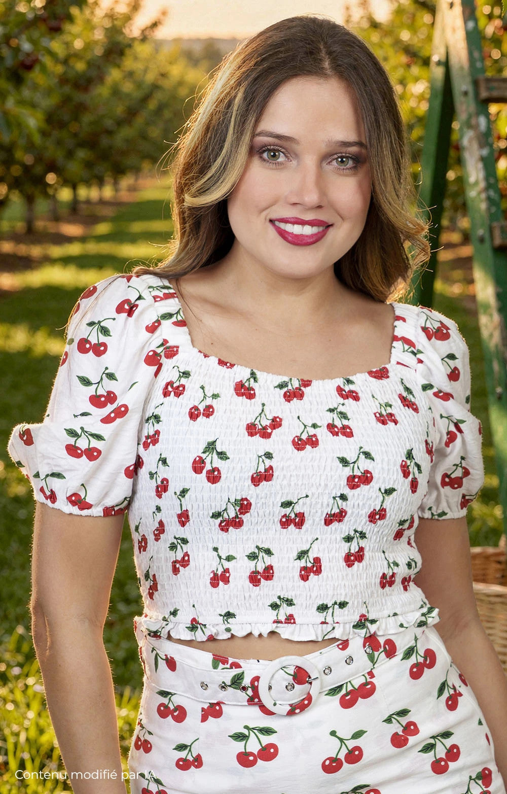HAUT BONBON CERISE