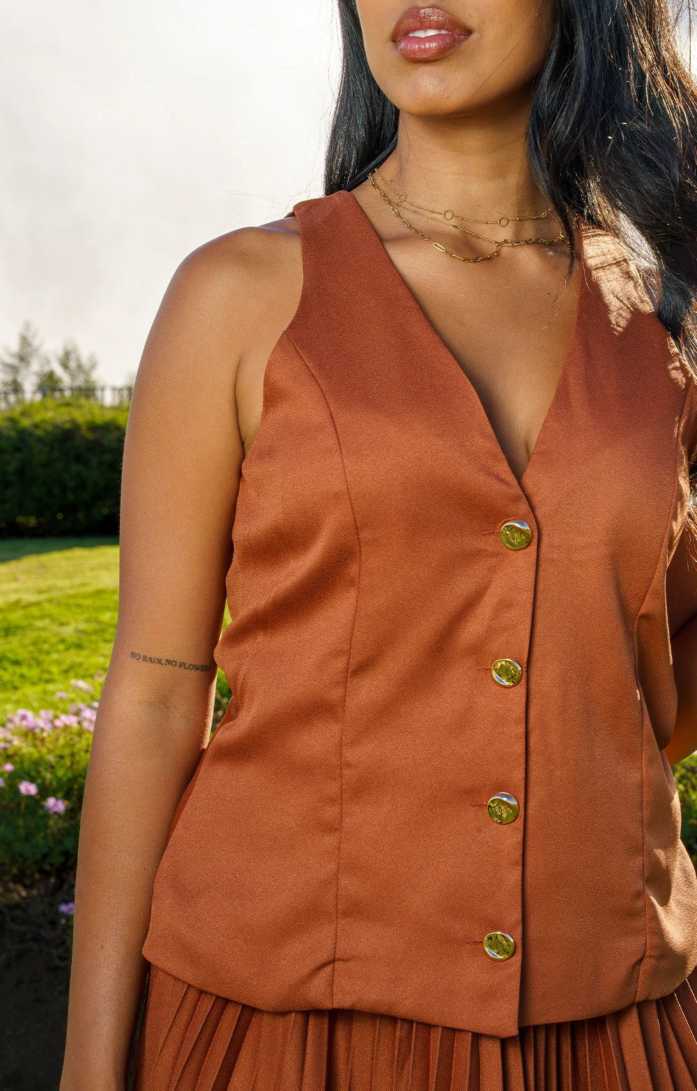 ROBE SEMI-PLISSE