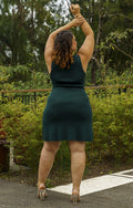 ROBE MAILLE BOUCLE D OR
