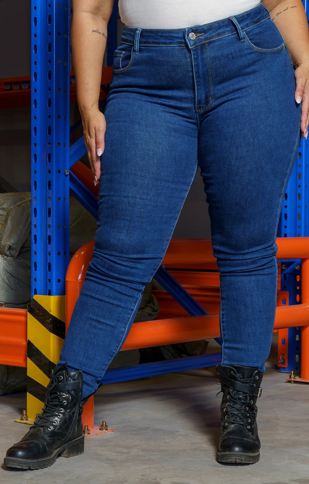 JEANS DENIM PUSH UP DEFILER