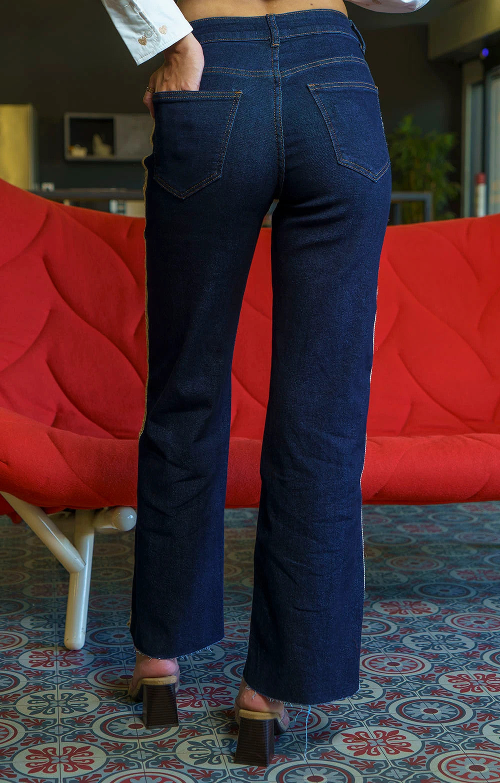 JEANS BRUT ETHNIQUE