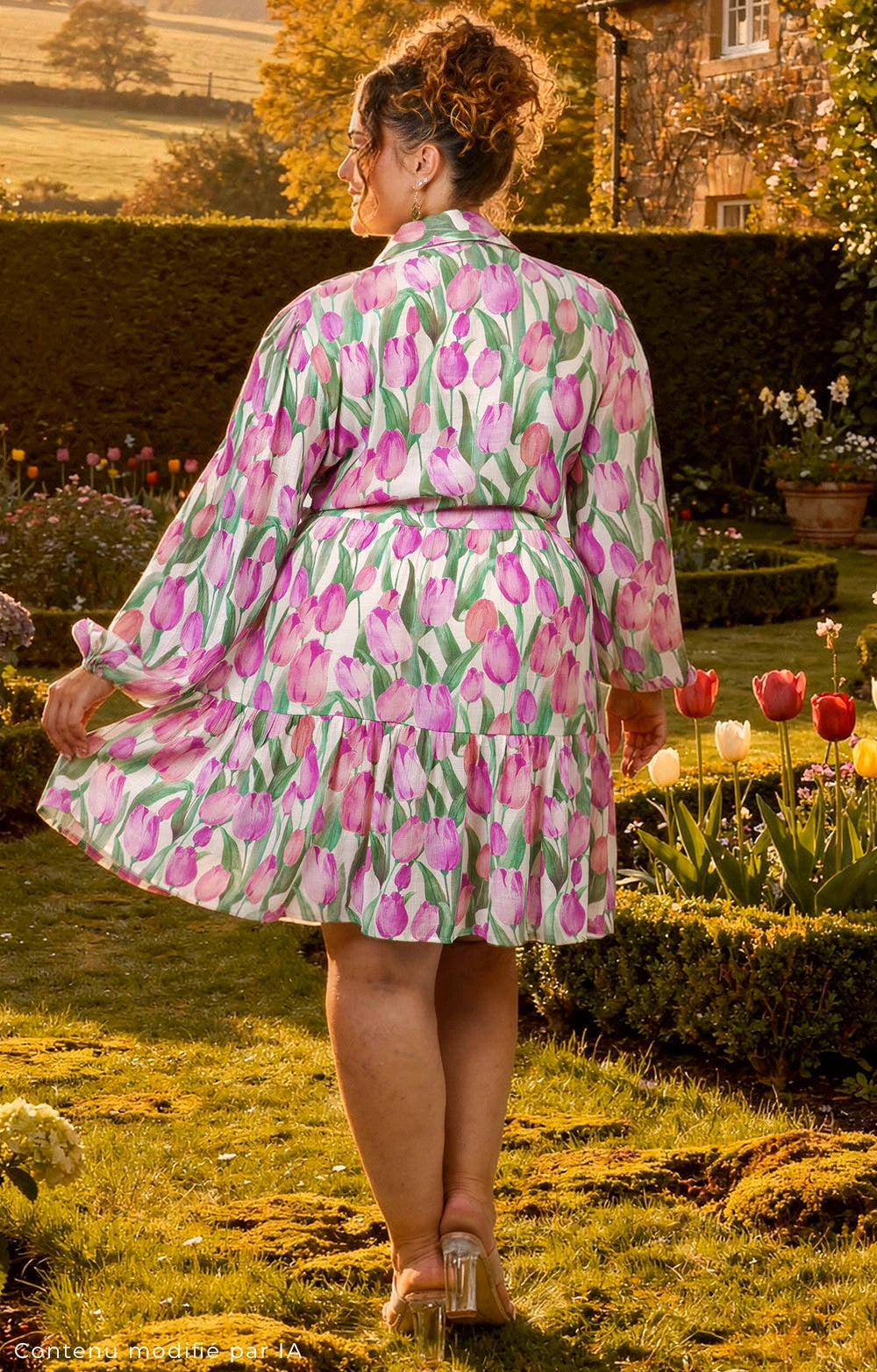 ROBE CHEMISE TULIPE