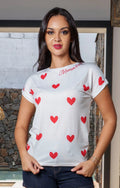 TEE SHIRT COEUR D'AMOUR