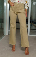 JEANS TAUPE 2 POCHES