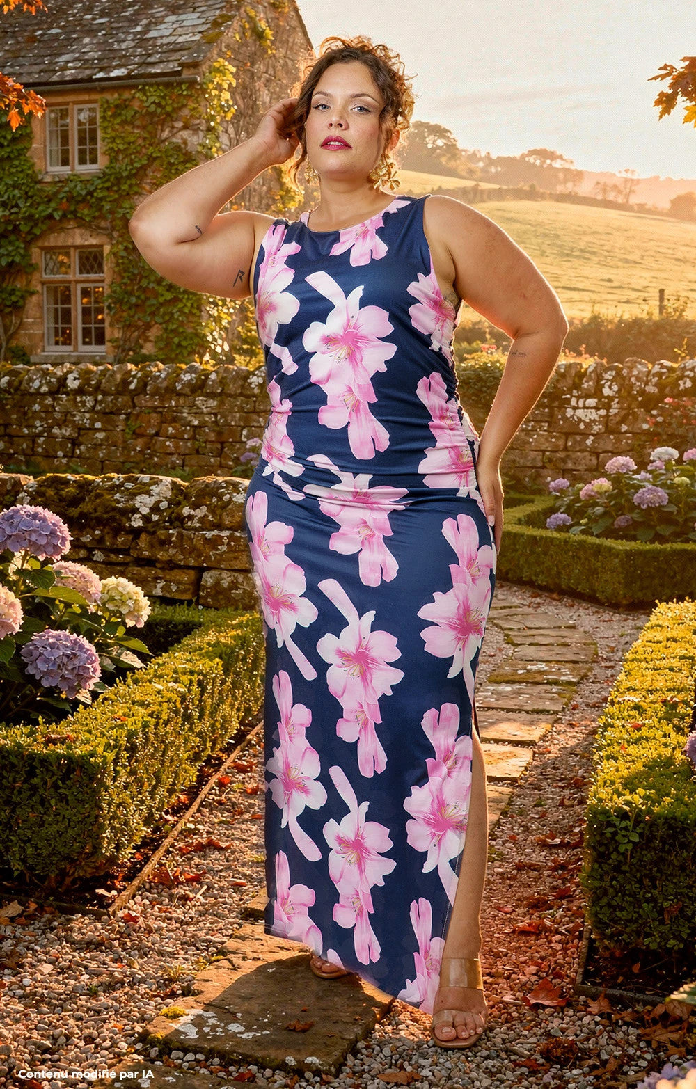 LONGUE ROBE HIBISCUS