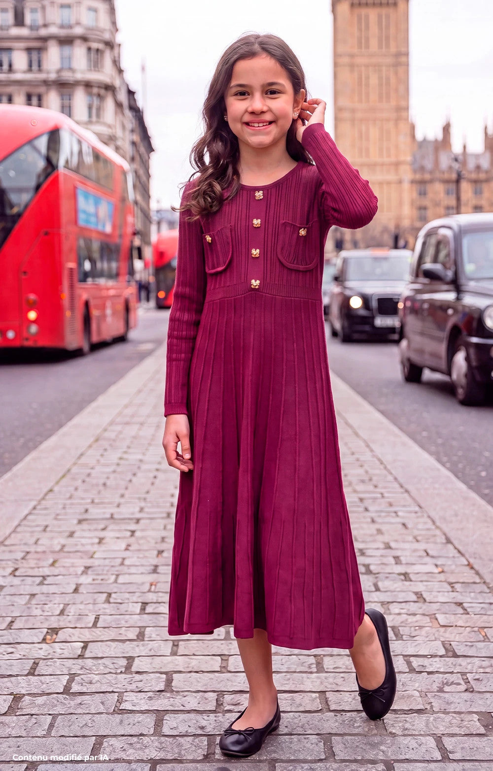 ROBE BRUME D HIVER GIRL